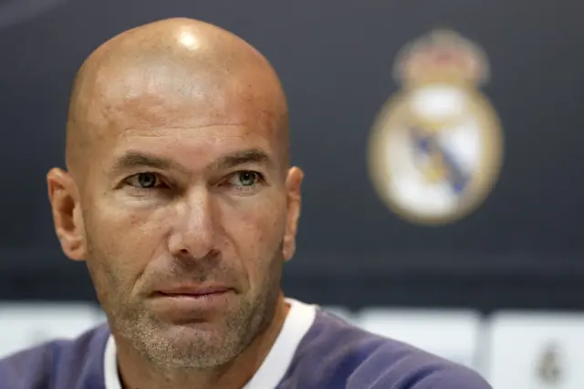 Real Madrid boss Zinedine Zidane