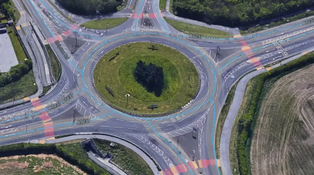 Roundabout in York