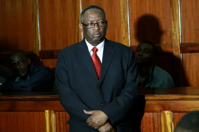 Mr Ekumbo in the dock