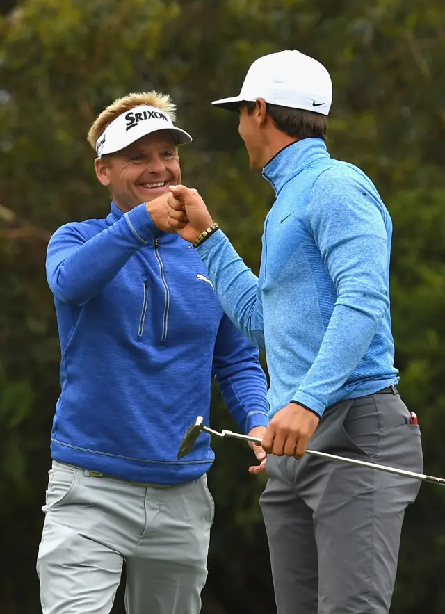 Denmark's Soren Kjeldsen and Thorbjorn Olesen