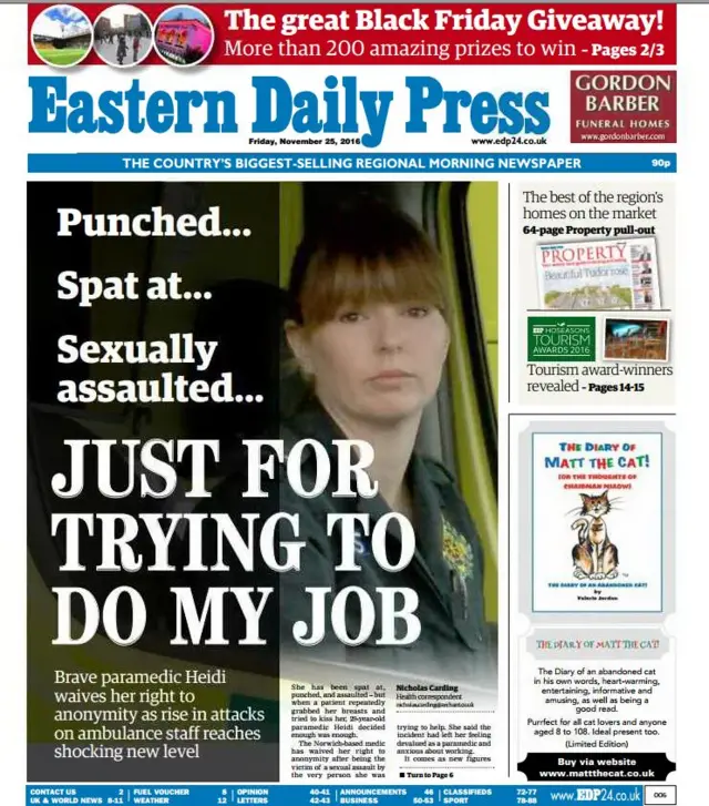 Front page of the EDP