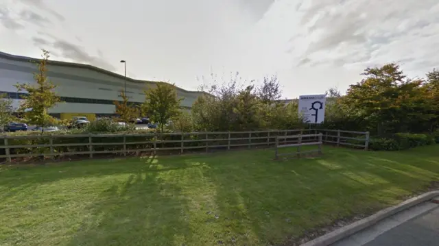 Amazon warehouse in Peterborough