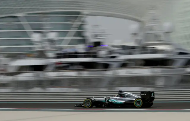 Lewis Hamilton in action