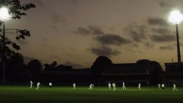 Day night cricket match