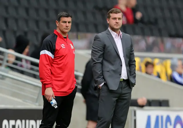 Richie Barker and Karl Robinson