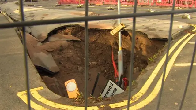 Selly Oak sinkhole