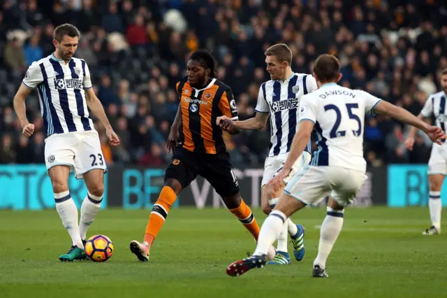 West Brom pressure Hull City