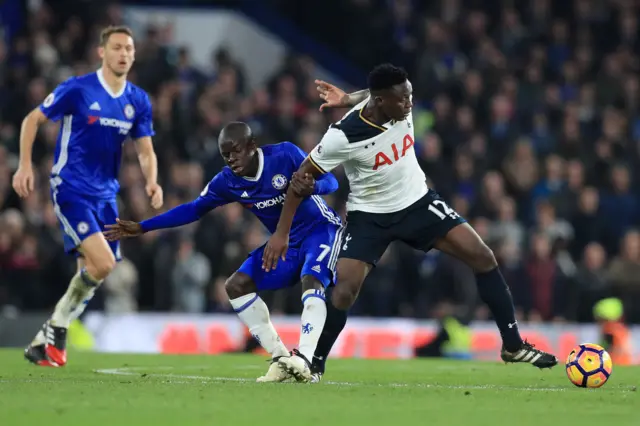 N'Golo Kante and Victor Wanyama