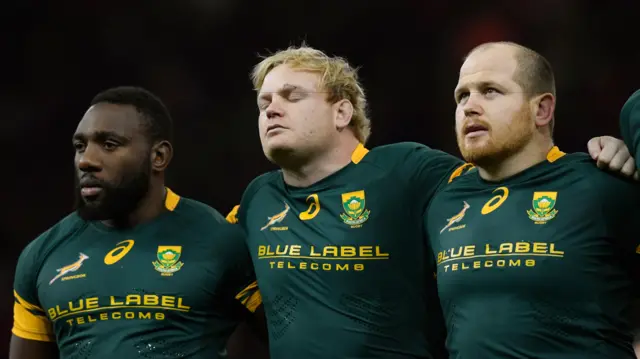 Springboks captain Adriaan Strauss