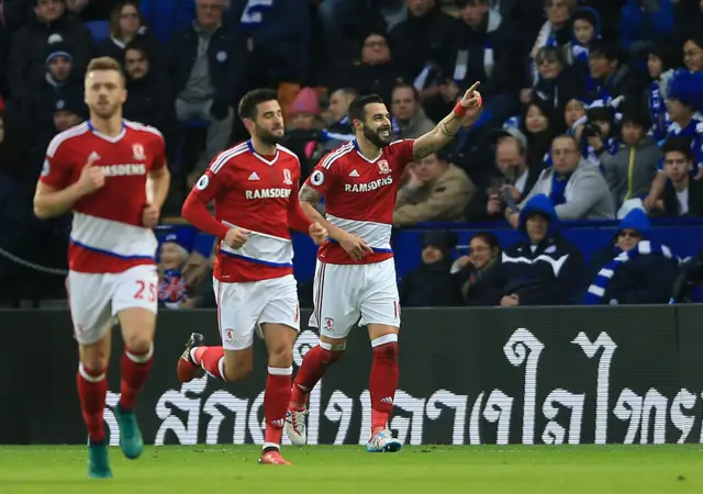 Negredo celebrates