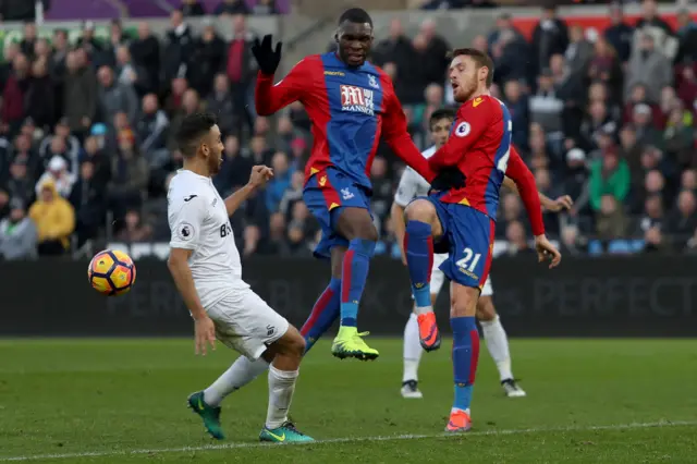 Christian Benteke and Connor Wickham