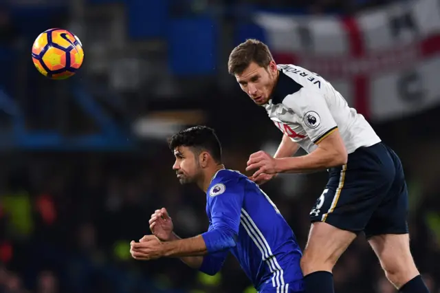 Diego Costa and Jan Vertonghen