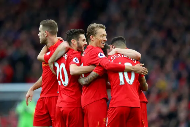 Liverpool celebrate