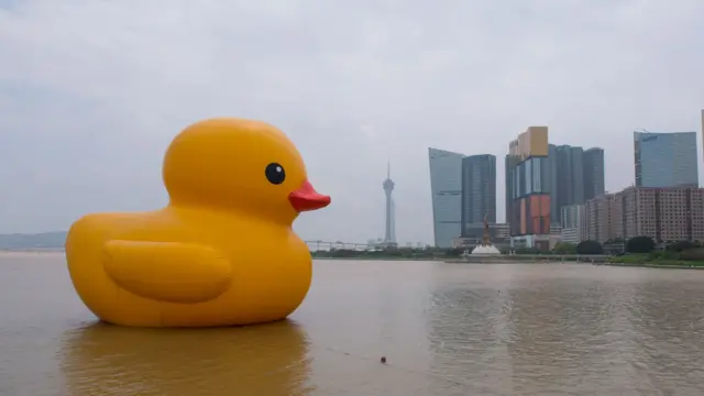 Giant rubber duck