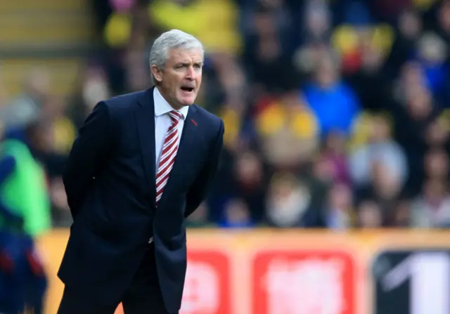 Stoke City manager Mark Hughes