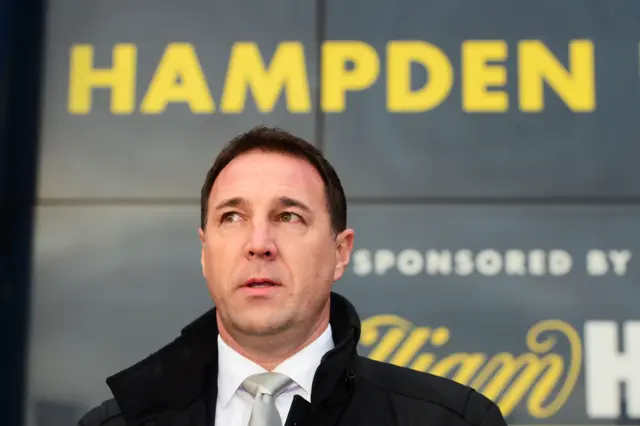 Malky Mackay at Hampden