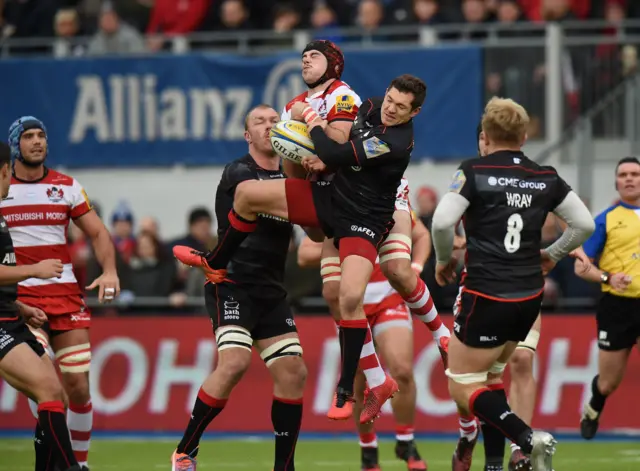 Brad Barritt and Lewis Ludlow