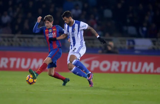 Sergi Roberto and Willian Jose