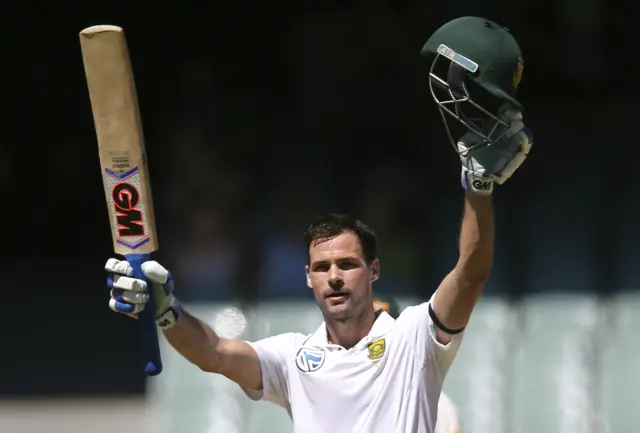 Stephen Cook celebrates his century