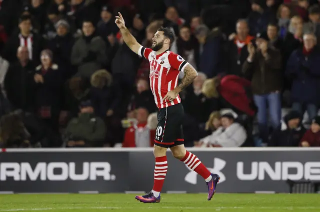 Charlie Austin celebrates