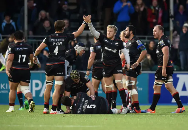 Saracens 24-20 Gloucester