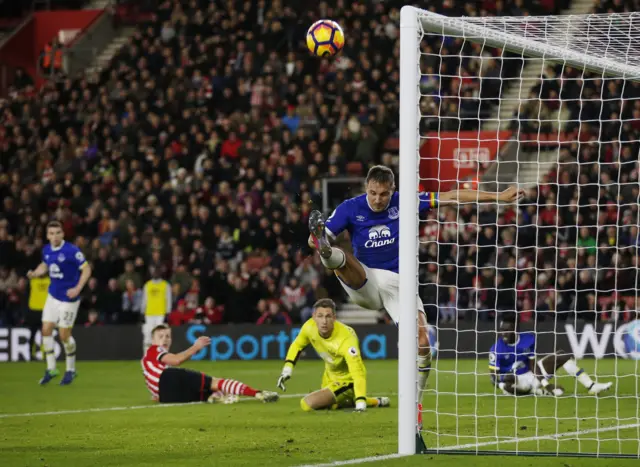 Phil Jagielka clears