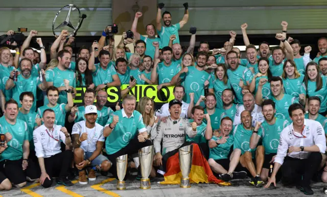 Mercedes team