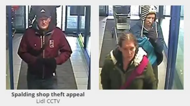 CCTV of two men and a woman