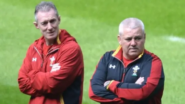 Rob Howley and Warren Gatland