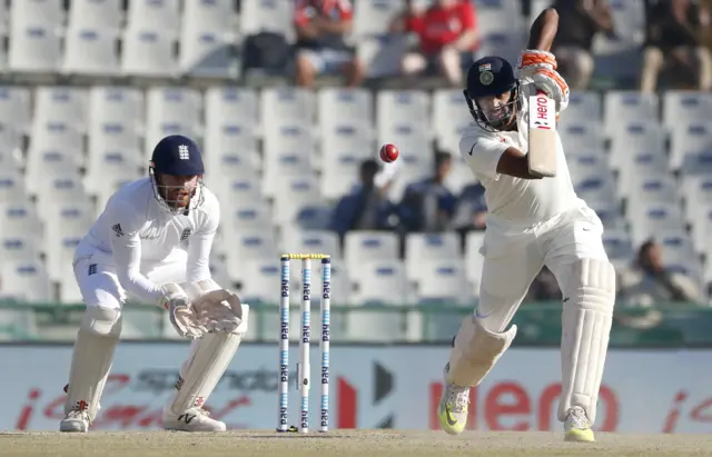 Ravichandran Ashwin plays a shot