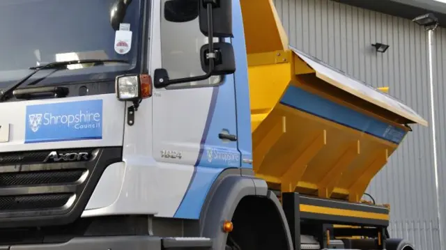 Shropshire Council gritting lorry