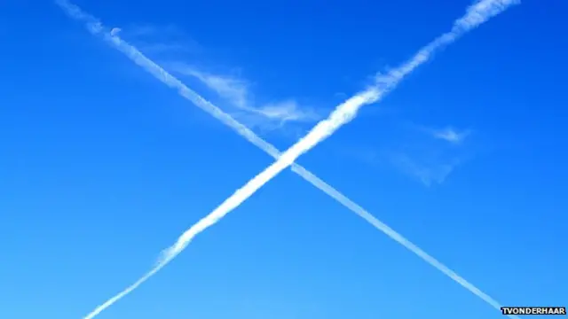 Saltire in the sky