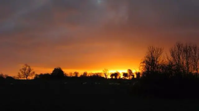 Sunrise over Shugborough