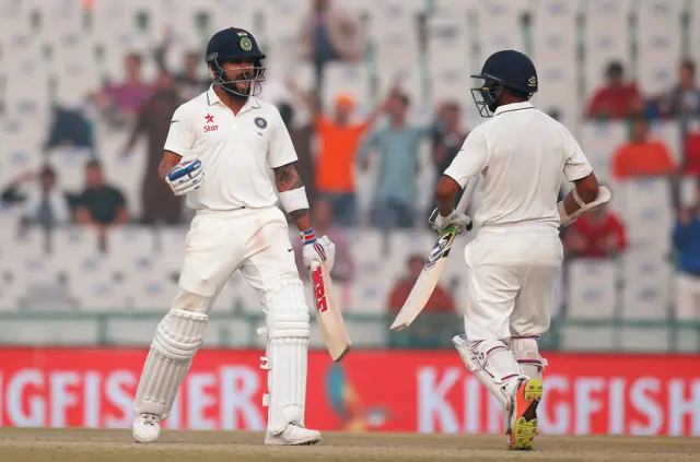 Virat Kohli and Parthiv Patel