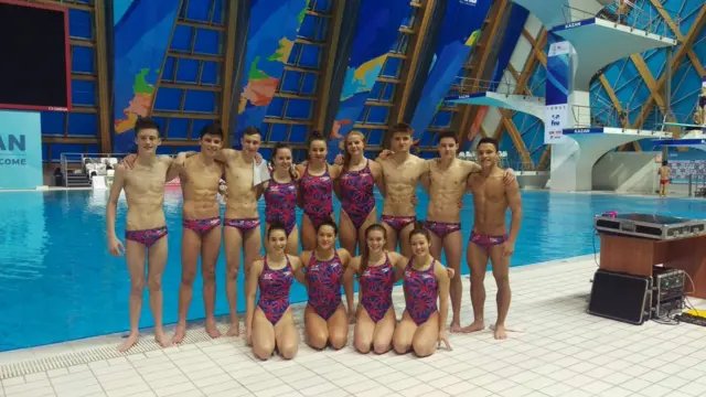 British Junior Championship diving squad