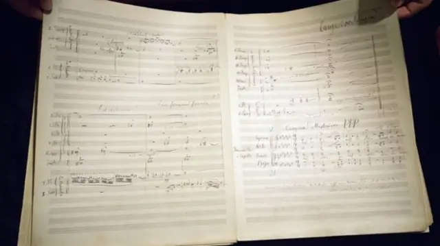 Mahler's Second Symphony was handwritten by the composer