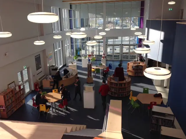 Interior of Sybil Andrews Academy