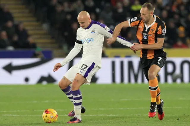 Jonjo Shelvey and David Meyler