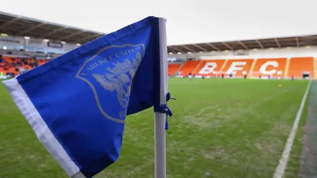 Carlisle United corner flag