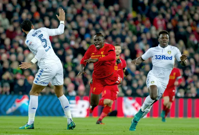 Sadio Mane and Ronaldo Vieira