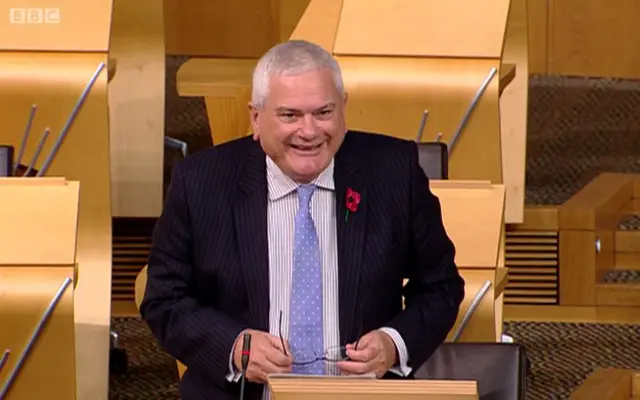 Scottish Lib Dem MSP Mike Rumbles