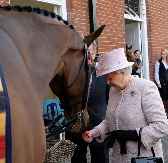 The Queen in Newmarket