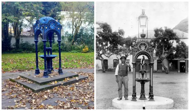 The fountain in Pearson Park is the same as one on the island of st Helena