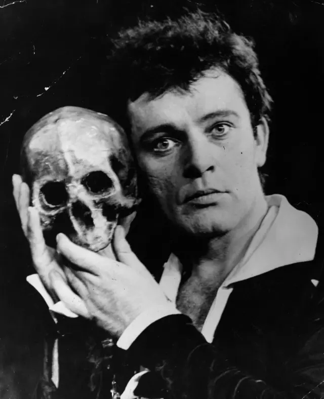 Richard Burton in the Old Vic production of Hamlet in 1953