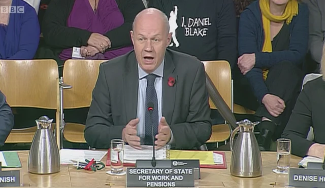 UK Work and Pensions Secretary Damian Green