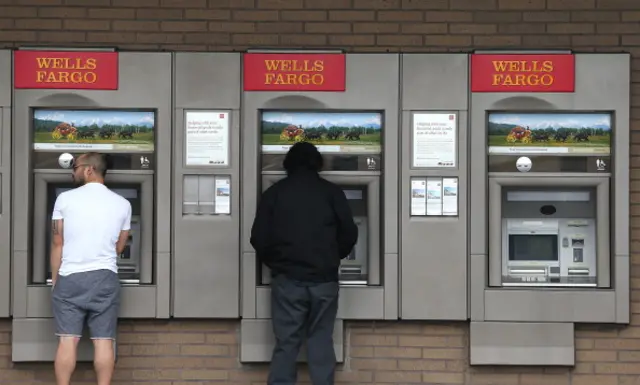 Wells Fargo cashpoints