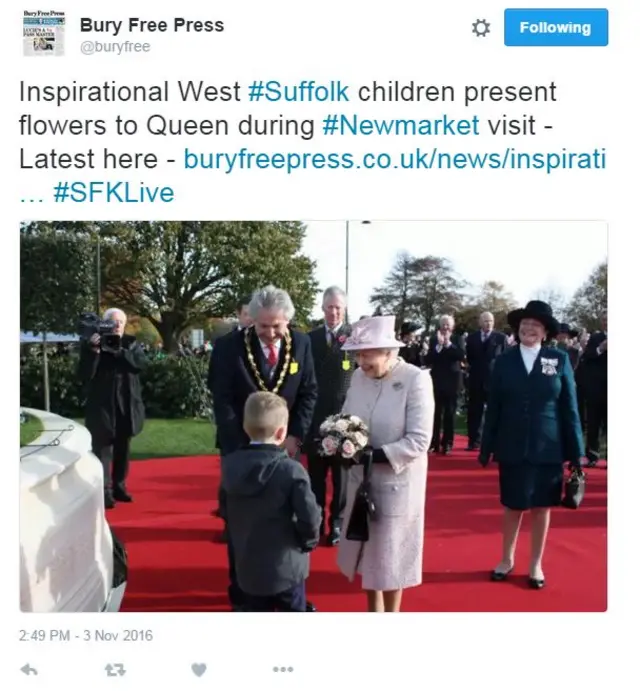 The Queen at Newmarket