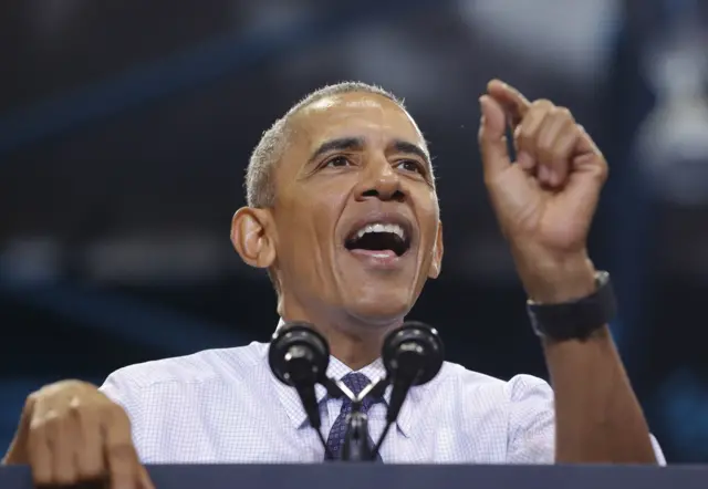 President Barack Obama speaks at Florida International University in Miami