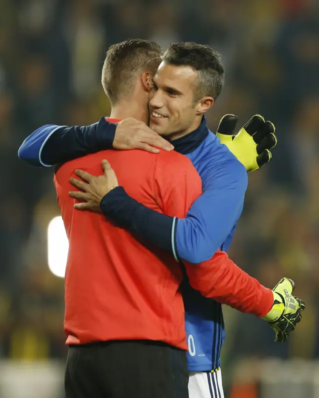 Van Persie and De Gea