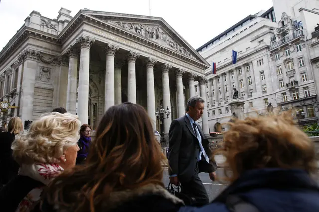 Exterior of Bank of England